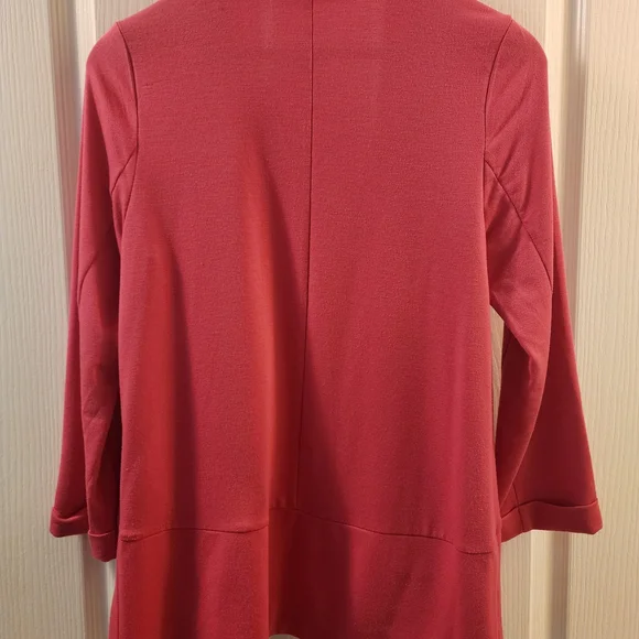 Ricki's Rose-Pink Open Front Blazer Jacket - Picture 5 of 6